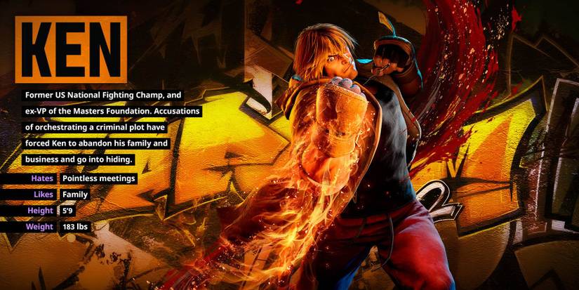 Ken Frame Street Fighter 6: How to Play Ken (Move List, Combos, Tips & More)