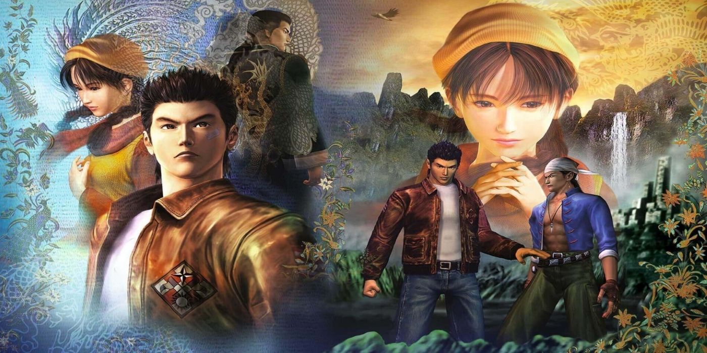 The main characters of the Shenmue series