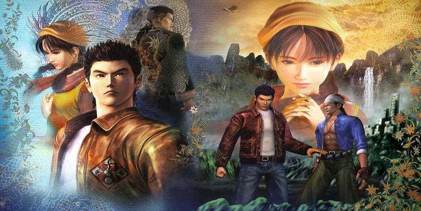 The main characters of the Shenmue series