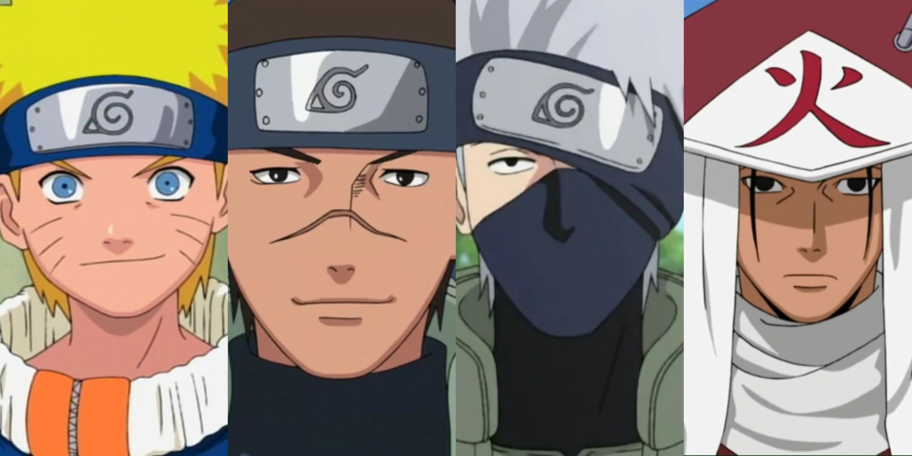 Can you visibly distinguish the difference of ranking of Shinobi in Naruto?  Age normally makes it obvious they're not G, but I think it would be cool  if there was a visible