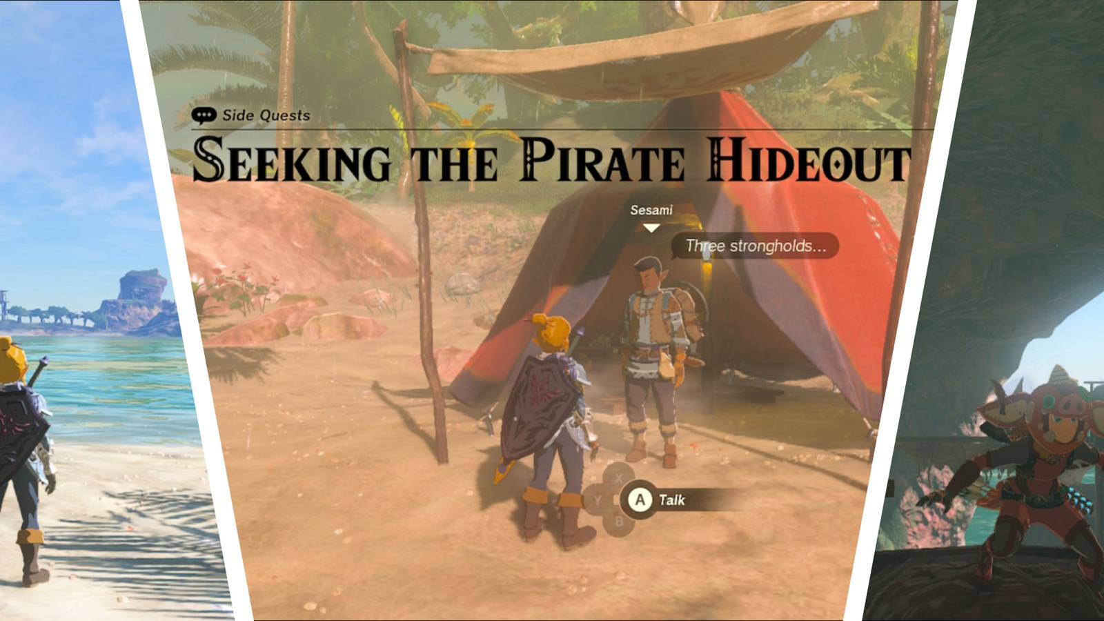 zelda tears of the kingdom marari-in shrine seeking the pirate hideout