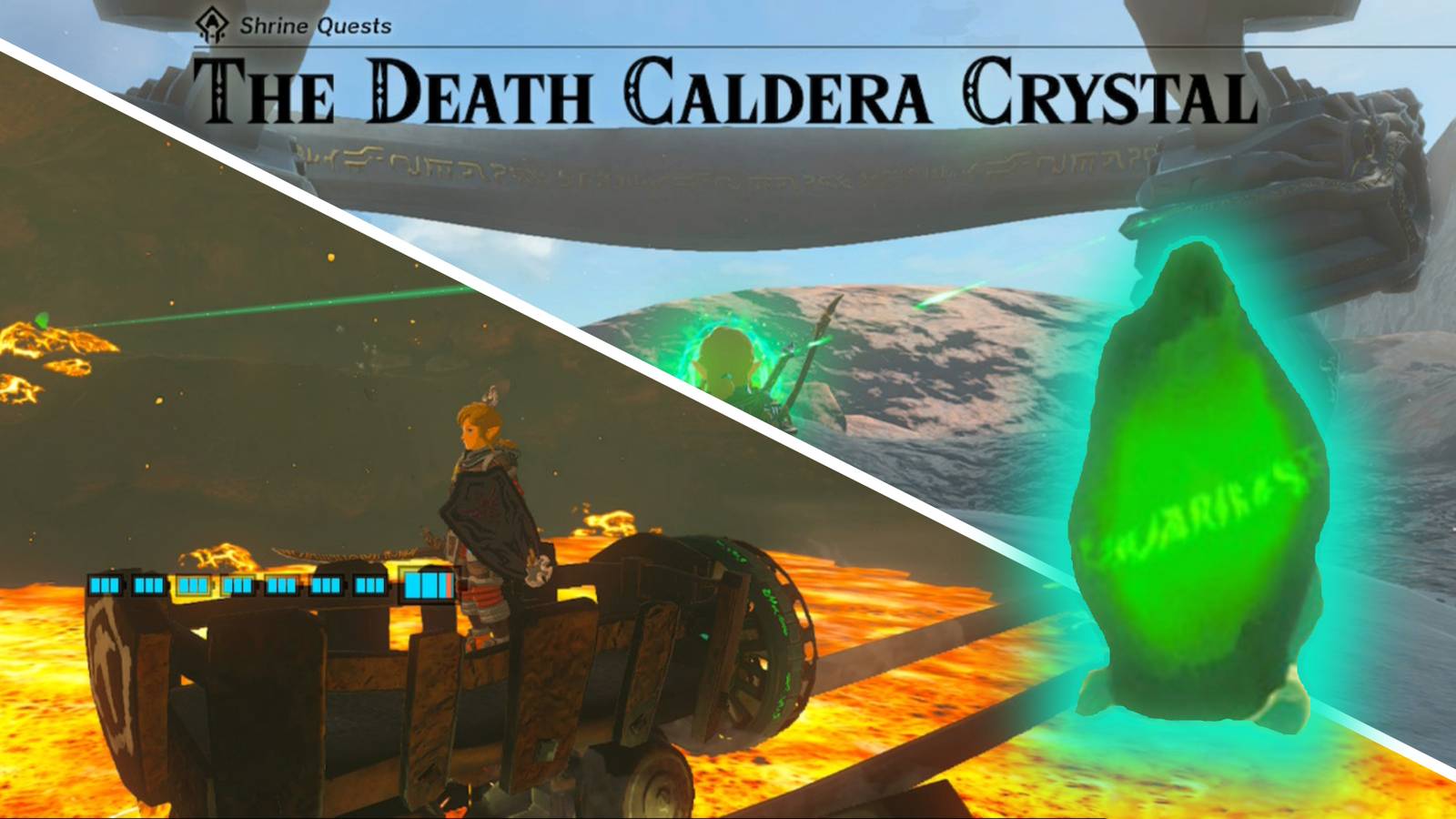 zelda tears of the kingdom momosik shrine the death caldera crystal