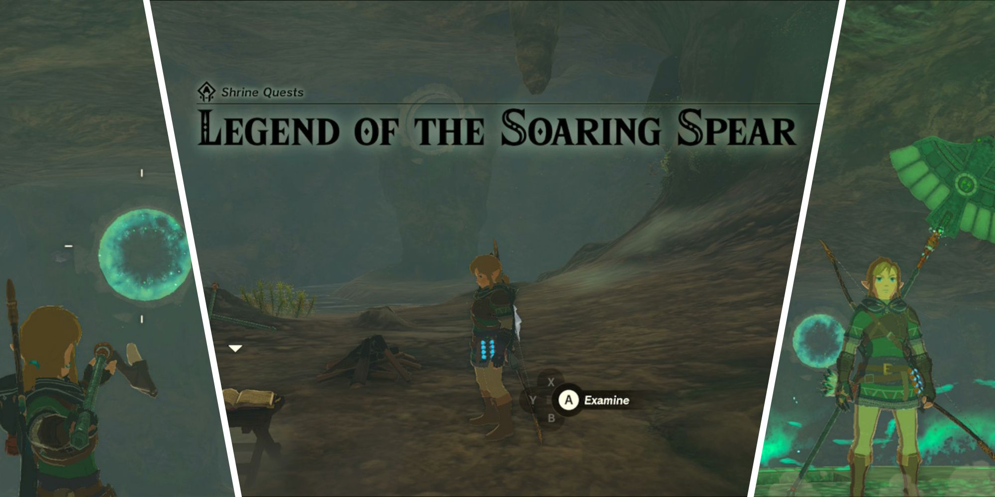 Hundreds of hours in… I found fishing spears : r/botw