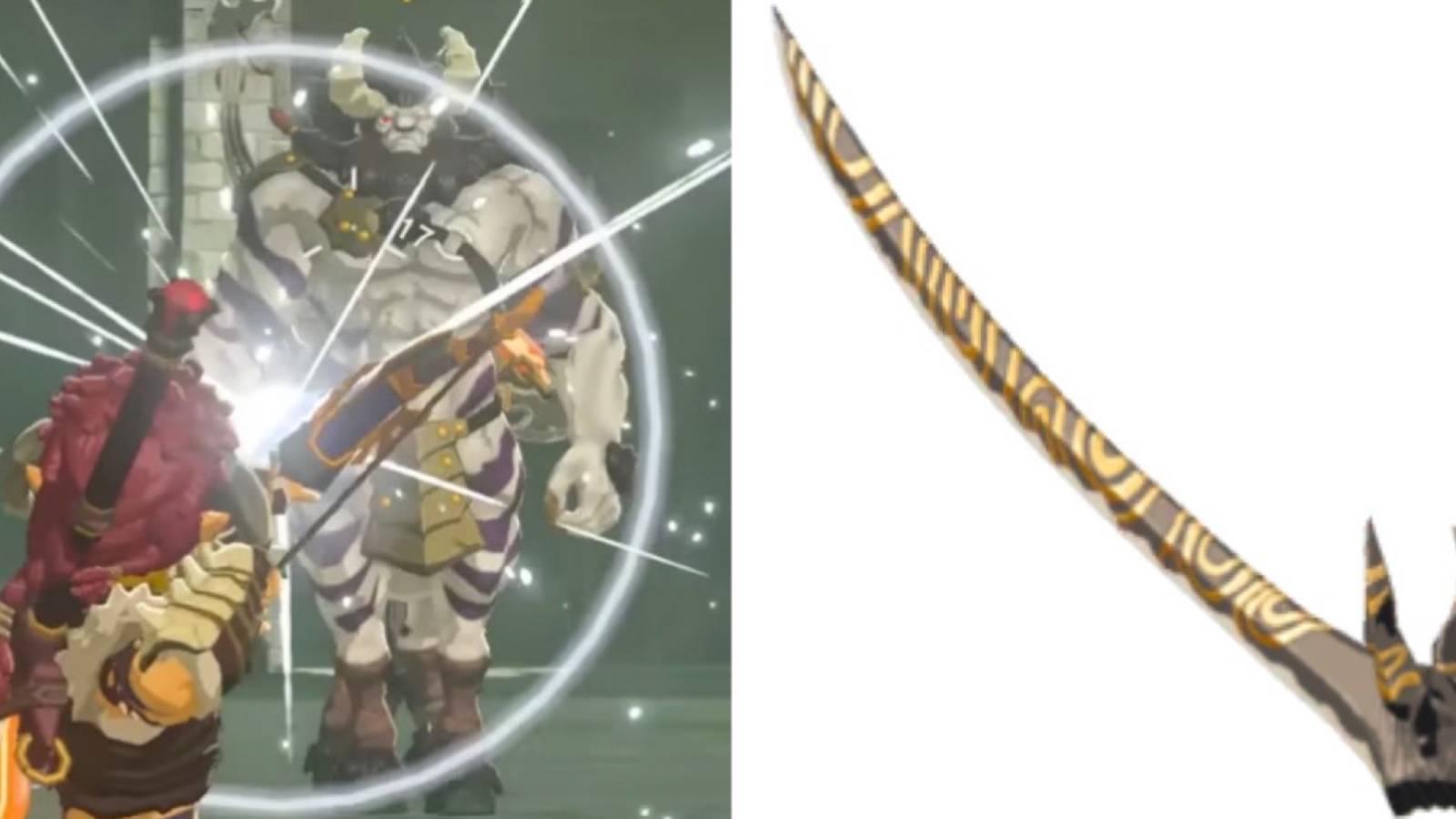 Silver lynel horn legend of zelda (1)