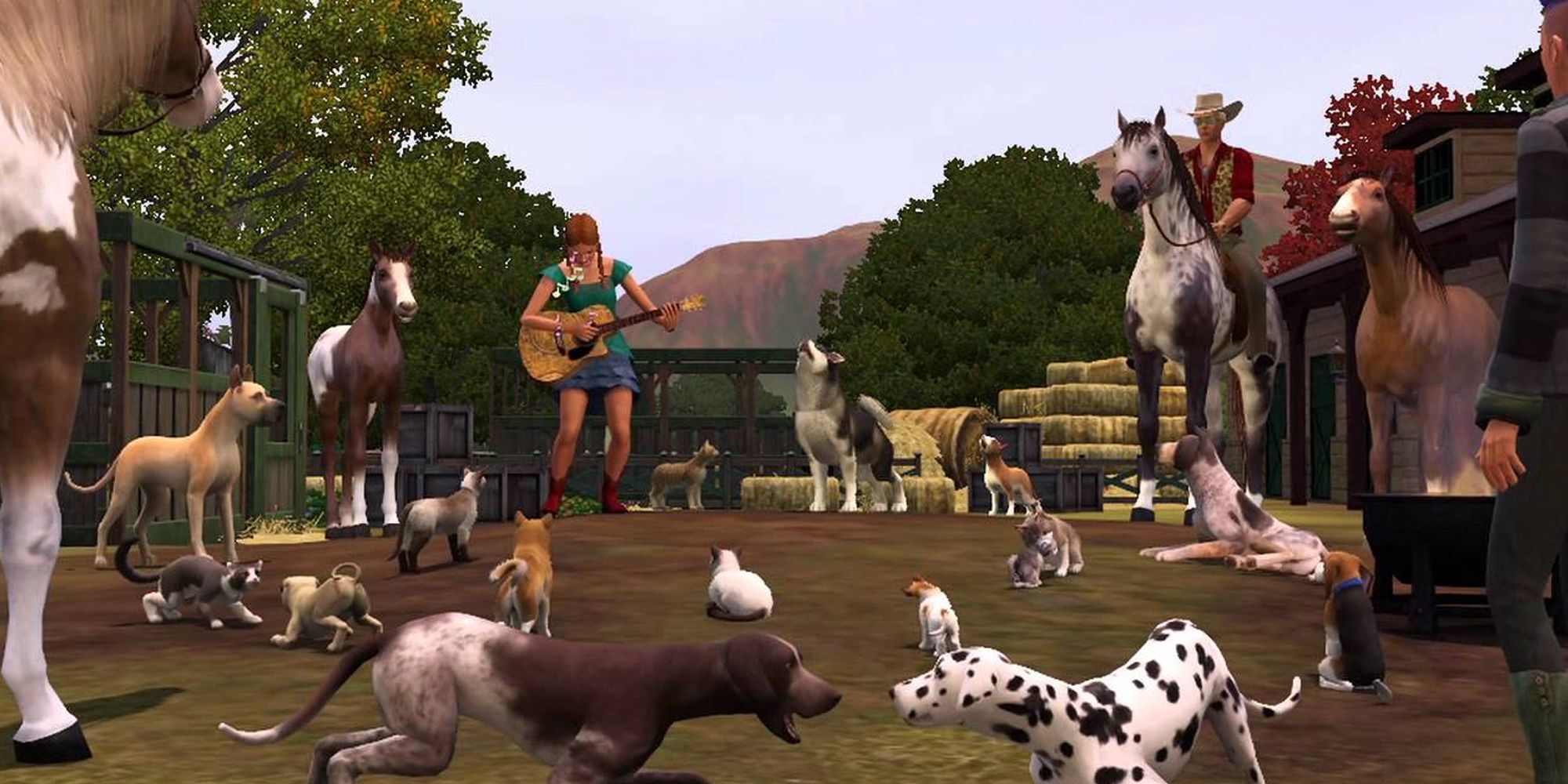 A variety of animals to choose from in The Sims 3: Pets