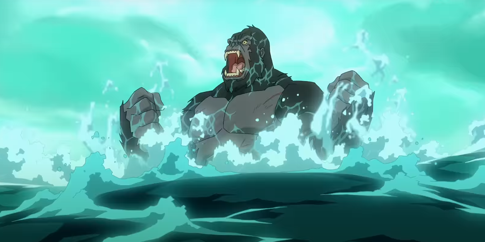 EXCLUSIVE Skull Island Takes Croc on a HighSpeed Chase in Intense Clip