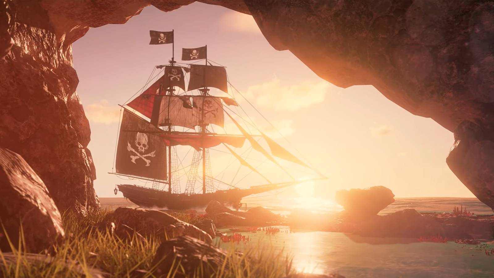 Skull and Bones pirate ship