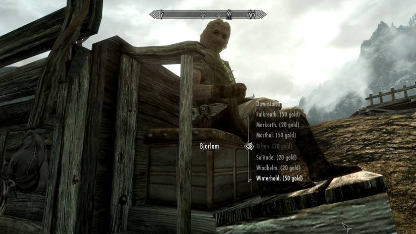 Skyrim Carriage Destinations