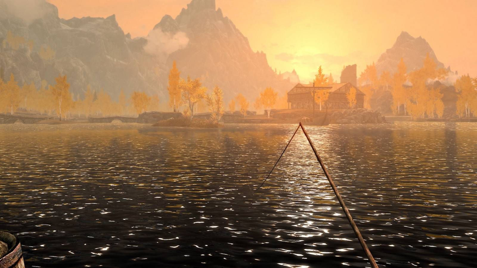 skyrim fishing