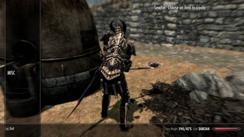 Skyrim Smelter in Action