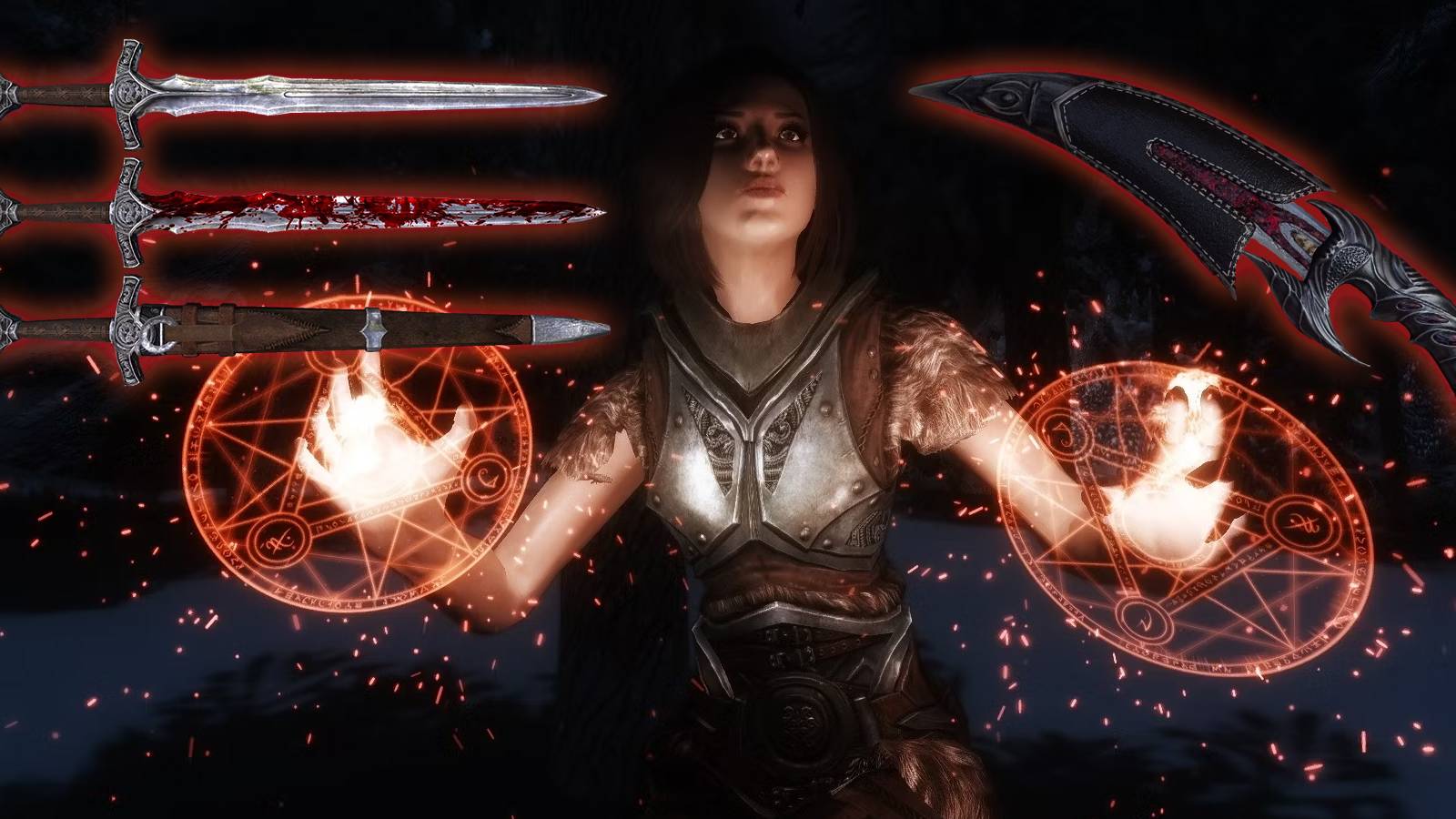 Leanwolf's better shaped weapons, Daedric Dagger from Morrowind are some of 18 Best Looking Weapon Mods in Skyrim Special Edition