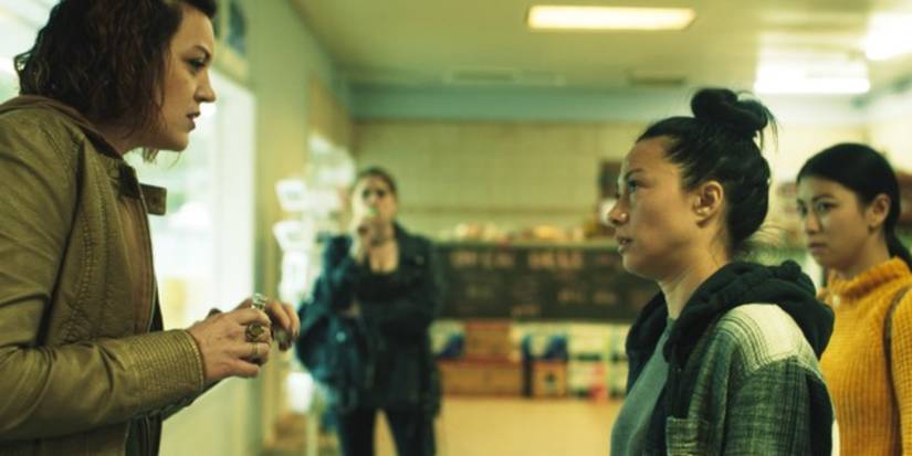 Characters talking in Soft & Quiet