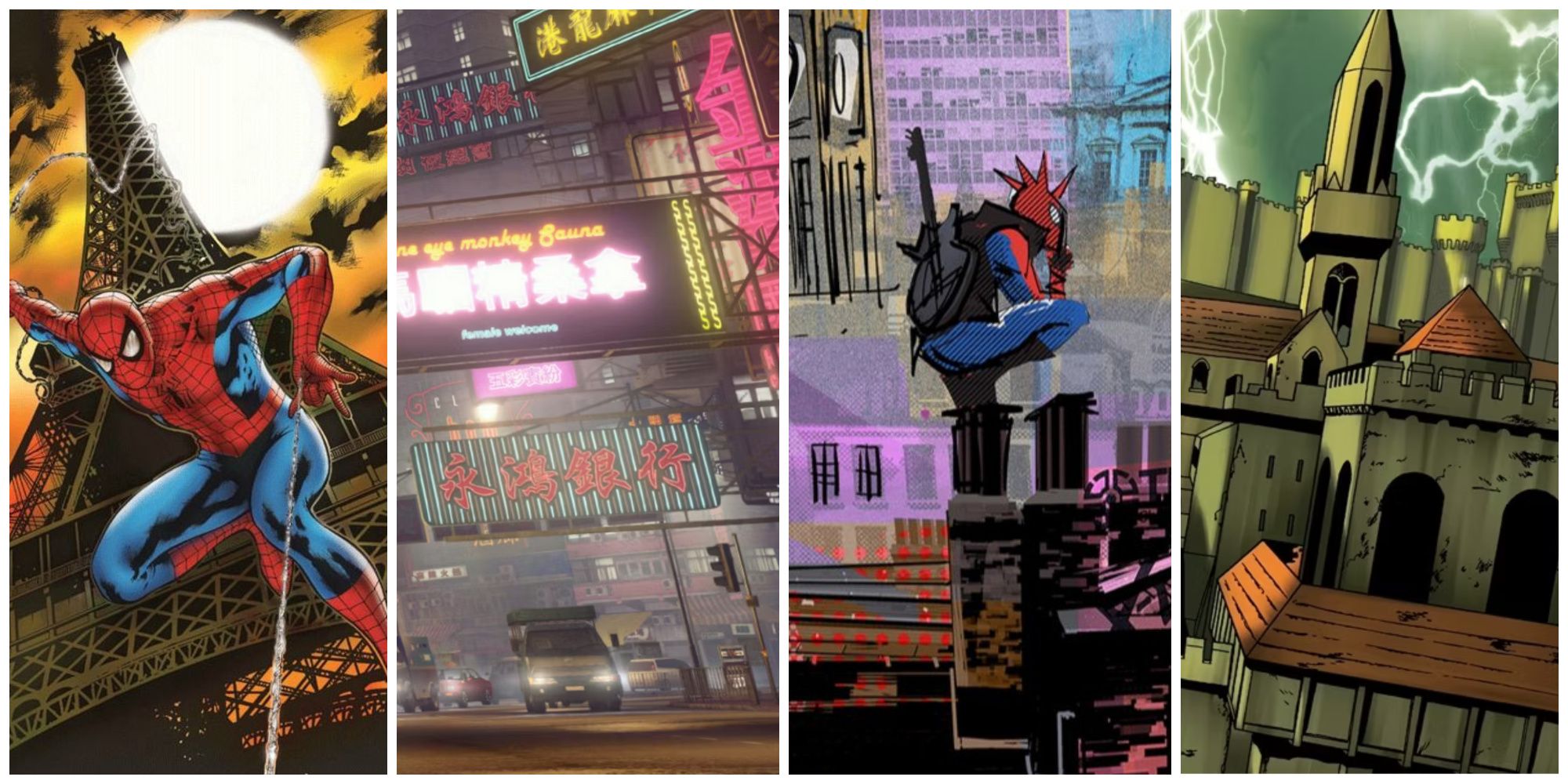 Spider Man Cities