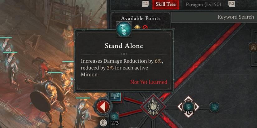 The Stand Alone passive perk in Diablo 4