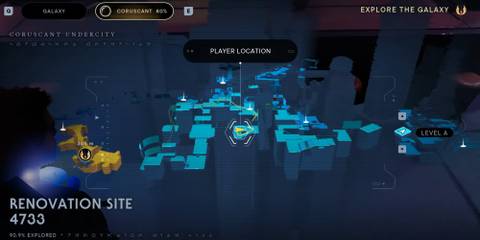 Star Wars Jedi Survivor Renovation Site Shard 1 Starting Point