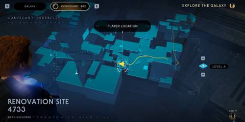 Star Wars Jedi Survivor Renovation Site Shard 2 Starting Point