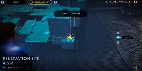 Star Wars Jedi: Survivor Renovation Site Shard 1 Final Location