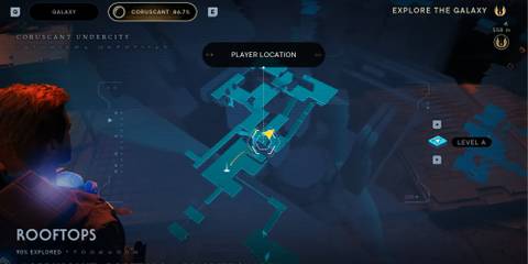 Star Wars Jedi Survivor Rooftops Shard Starting Point