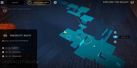 Star Wars Jedi Survivor Undercity Meats Shard Starting Point