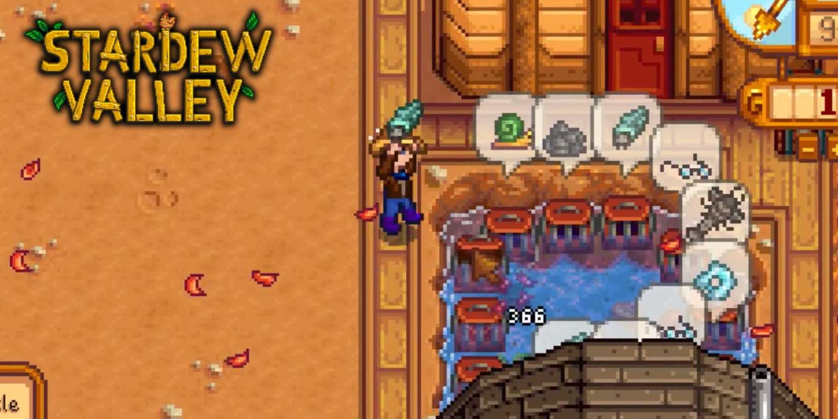 Stardew Valley How to Put Bait in a Crab Pot (1)