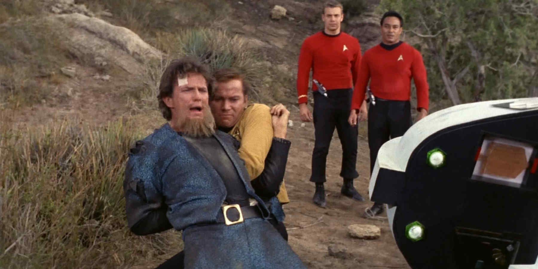 star trek tos captain kirk lazarus enterprise crew redshirts