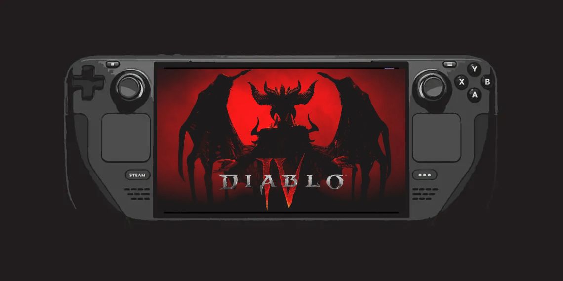Steam Deck Diablo 4 on screen