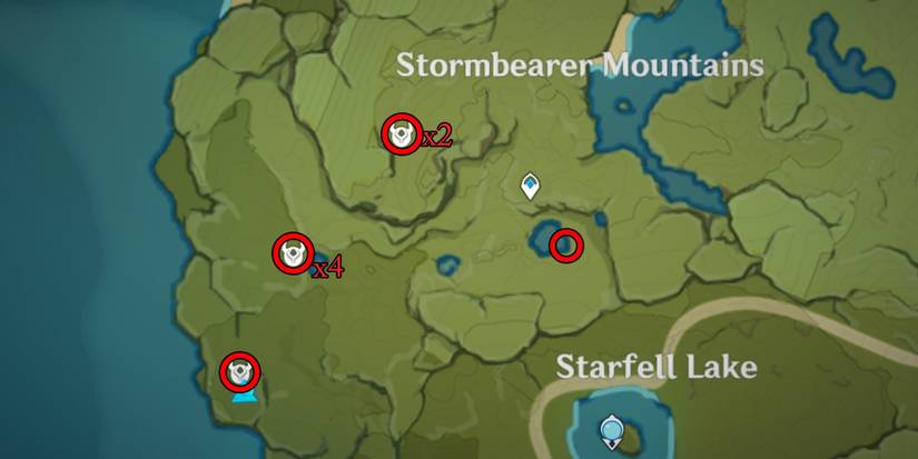 stormbearer mountains slime location in genshin impact