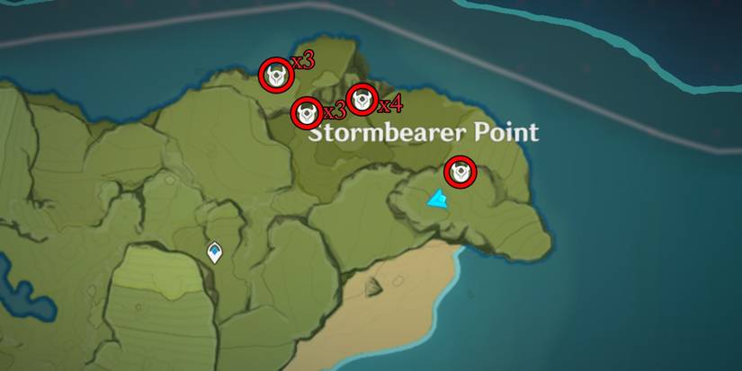 stormbearer point slime location in genshin impact