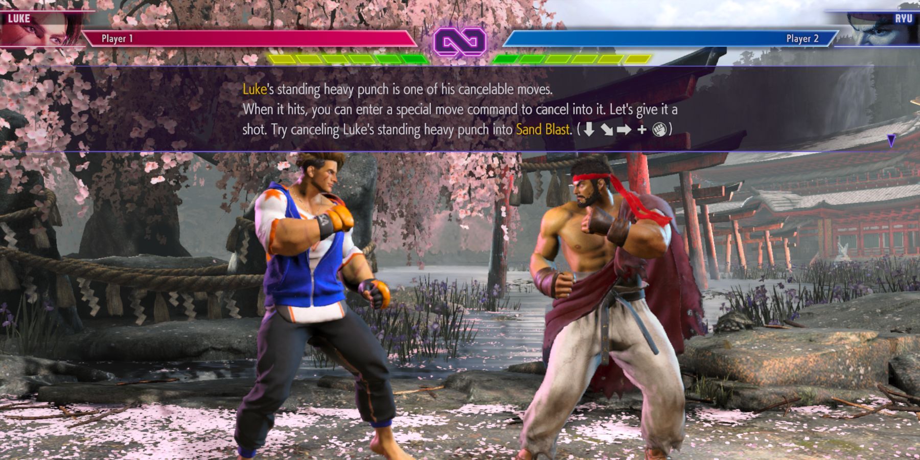 image showing how to cancel in street fighter 6.