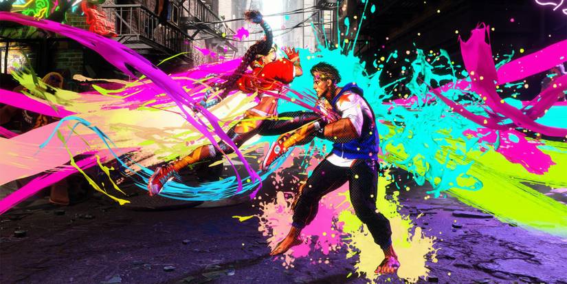 image showing kimberly performing a combo in street fighter 6.