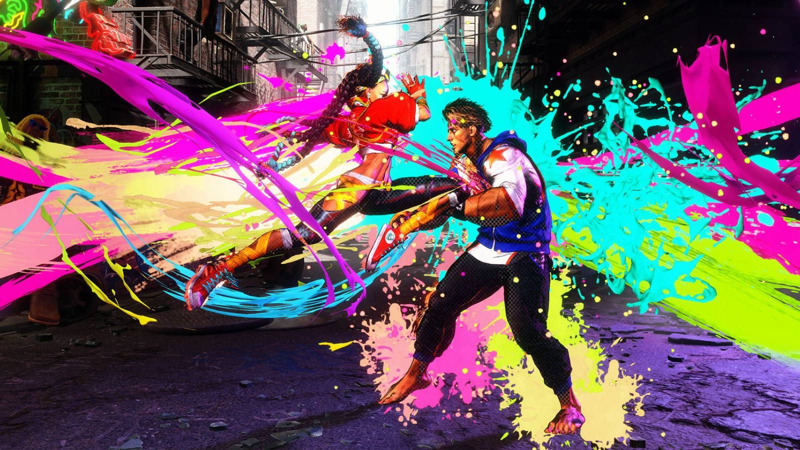 image showing kimberly performing a combo in street fighter 6.