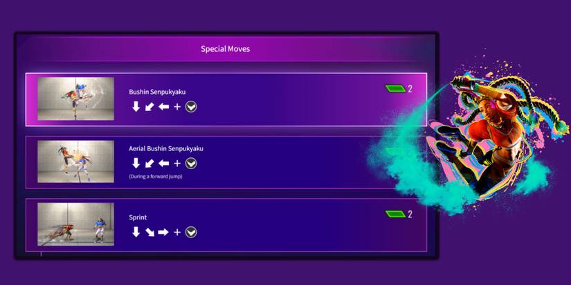 image showing kimberly special moves in street fighter 6.