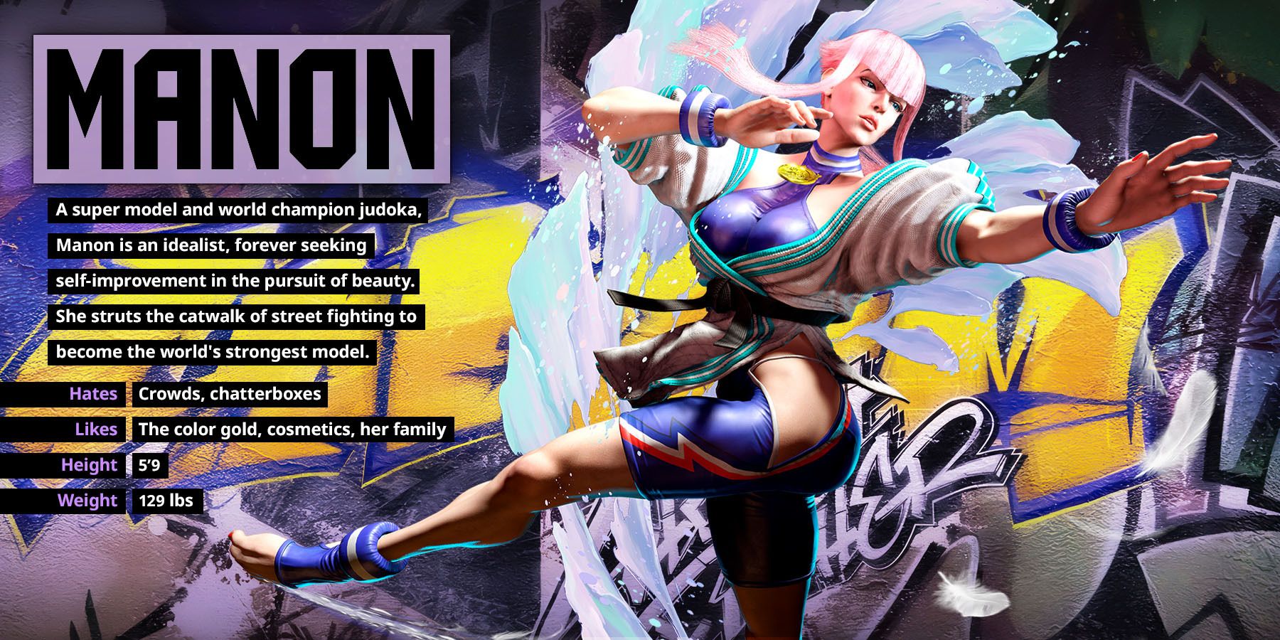 Street Writer: The Word Warrior: Manon in Street Fighter 6