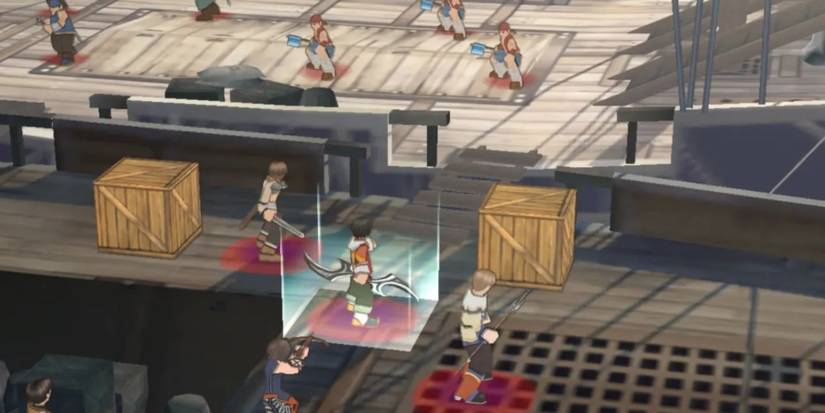 Suikoden Tactics battle
