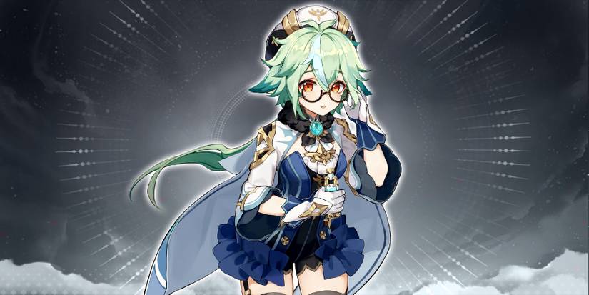 sukokomon team sucrose anemo swirl in genshin impact