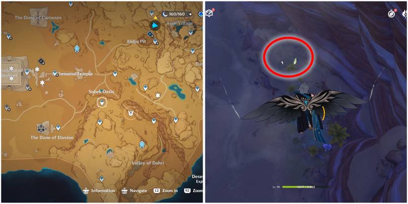 sumeru shrine of depth 6 location in genshin impact