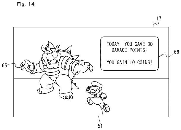 Super Mario Patent Bowser battle