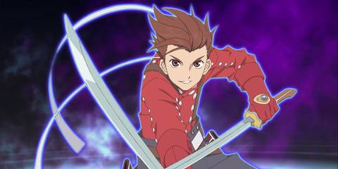 Lloyd wielding his sword