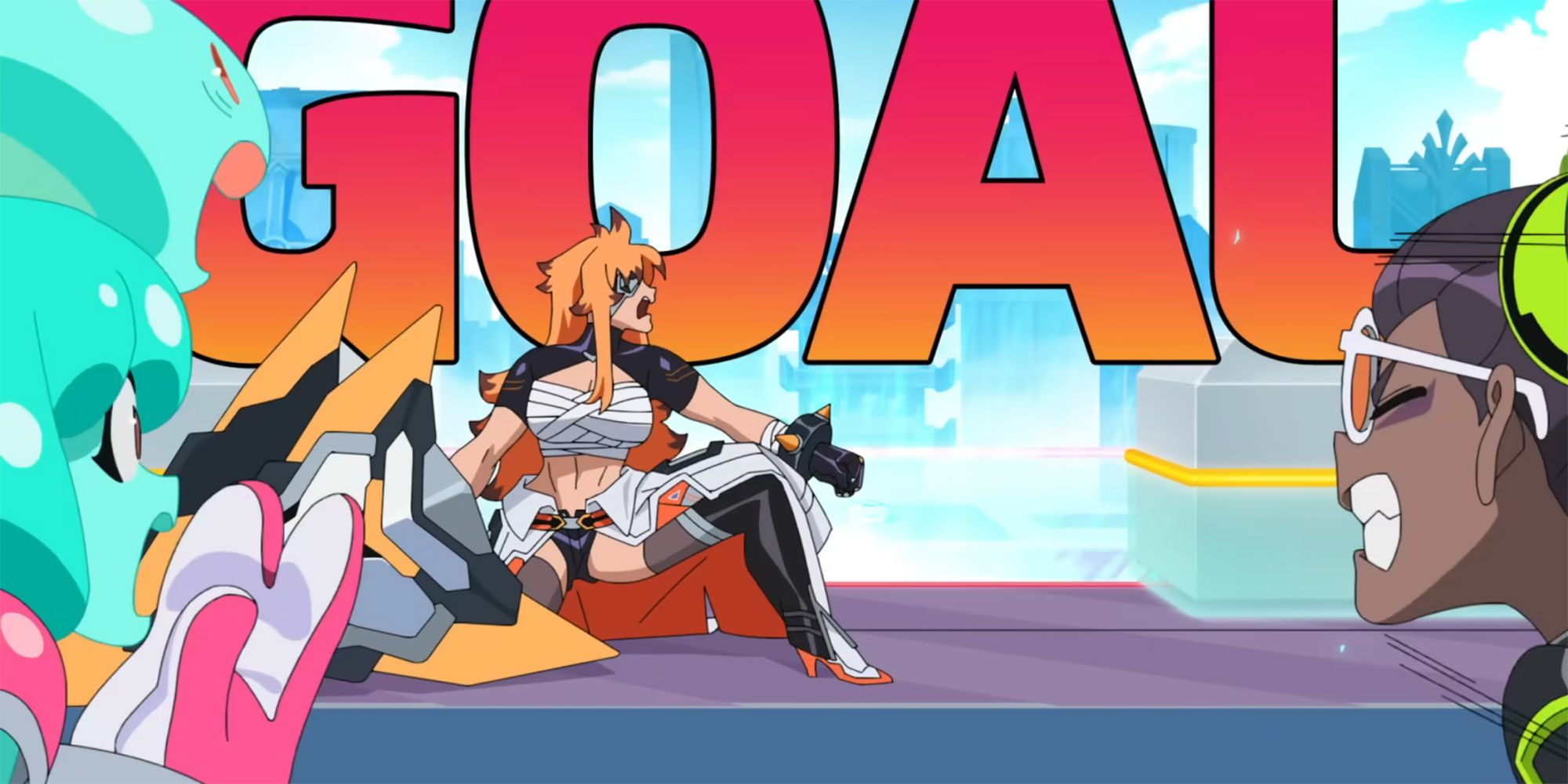 Team Reacting To Getting A Goal Scored On Them In Omega Strikers Animated Opening By Studio Trigger