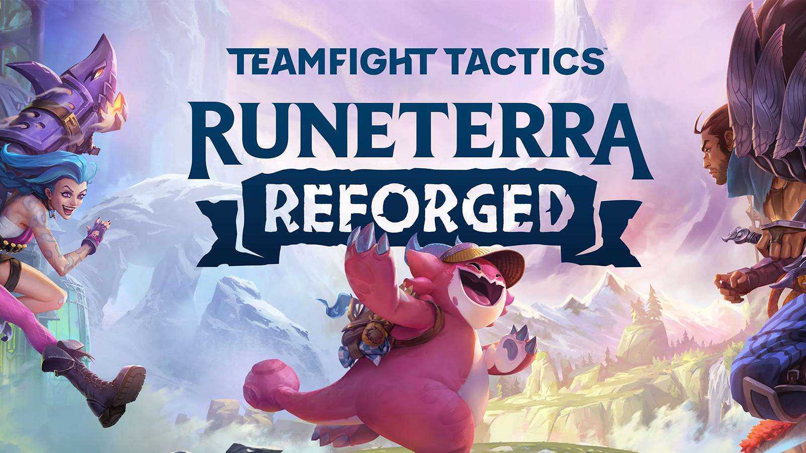 Teamfight Tactics Runeterra Reforged set promotional image