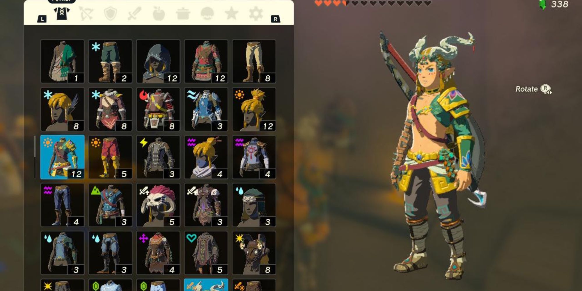 Tears of the Kingdom Armor for exploring Gerudo Desert