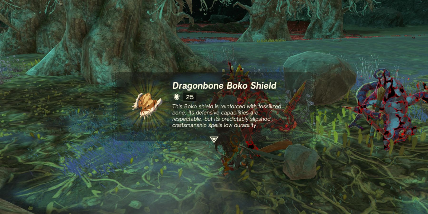 Tears of the Kingdom Dragonbone Boko Shield