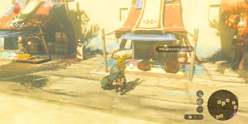 Tears of the Kingdom Gerudo Town Seared Meat Stall