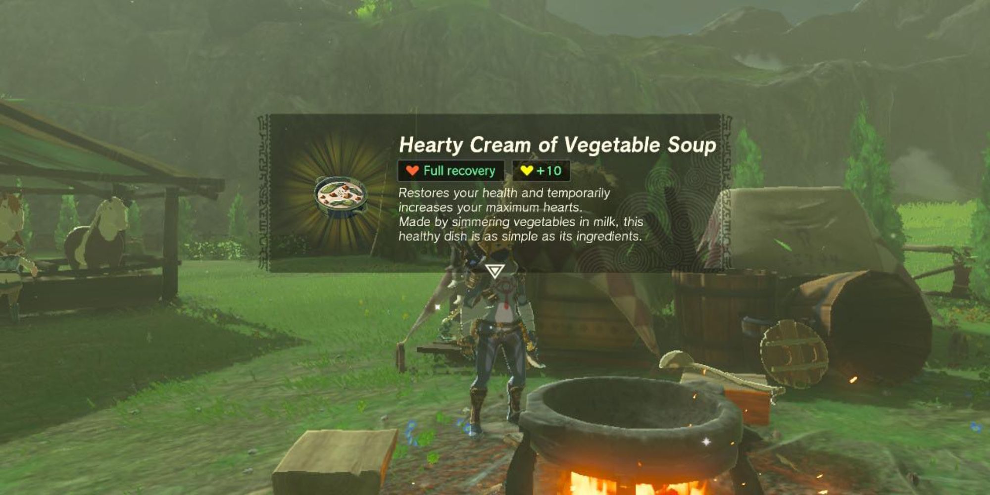 Tears of the Kingdom Hearty Cream of Vegetable Soup