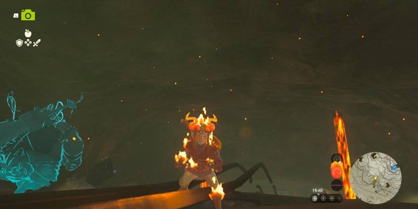 Tears of the Kingdom Link Burning