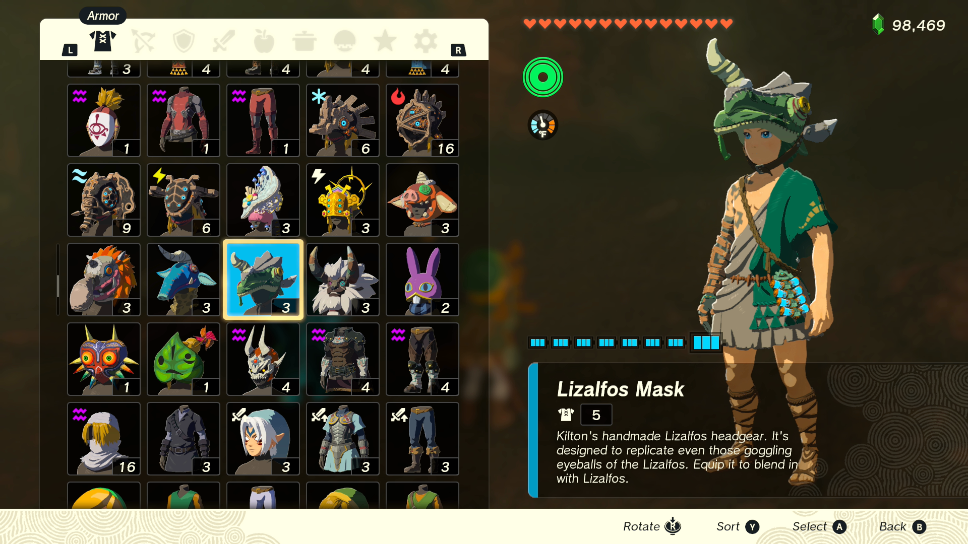 Zelda: Tears of the Kingdom - How to Get All Monster Masks (Bubbul Gem ...