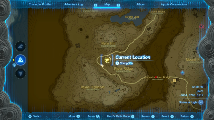 zelda tears of the kingdom serenade to mija location