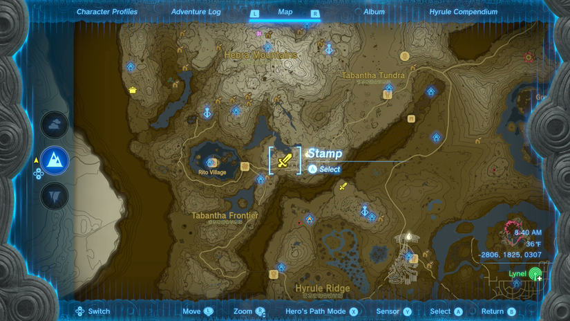zelda tears of the kingdom lynel location