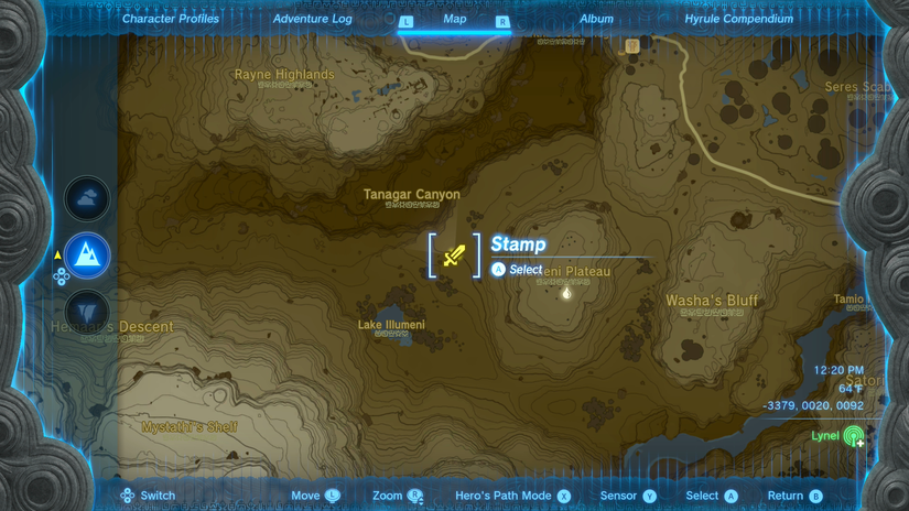 zelda tears of the kingdom lynel location