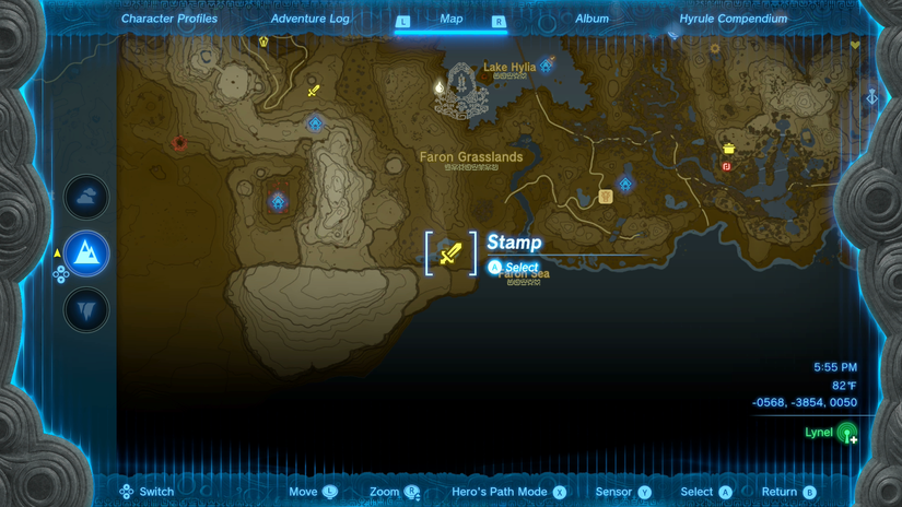 zelda tears of the kingdom lynel location